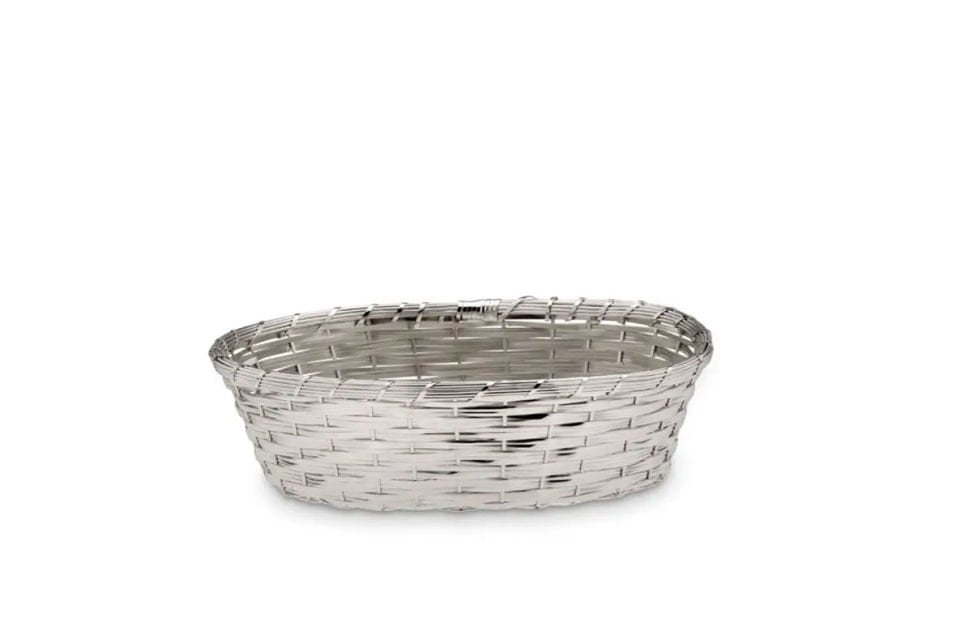 Hermann Bauer VER Gümüş Kaplama Oval Ekmek Sepeti 6178