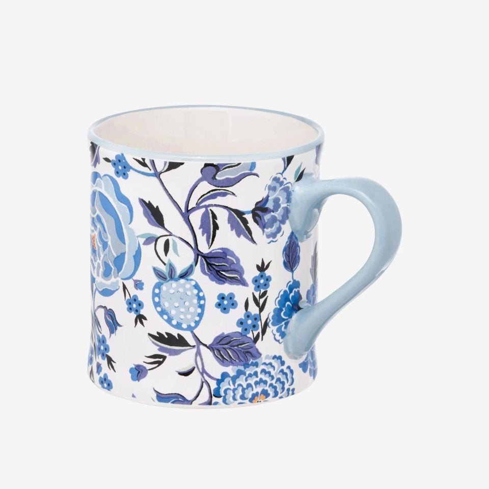 Mavi Porselen Kupa 275 Ml Strawberry Garden Collection by Cath Kidston