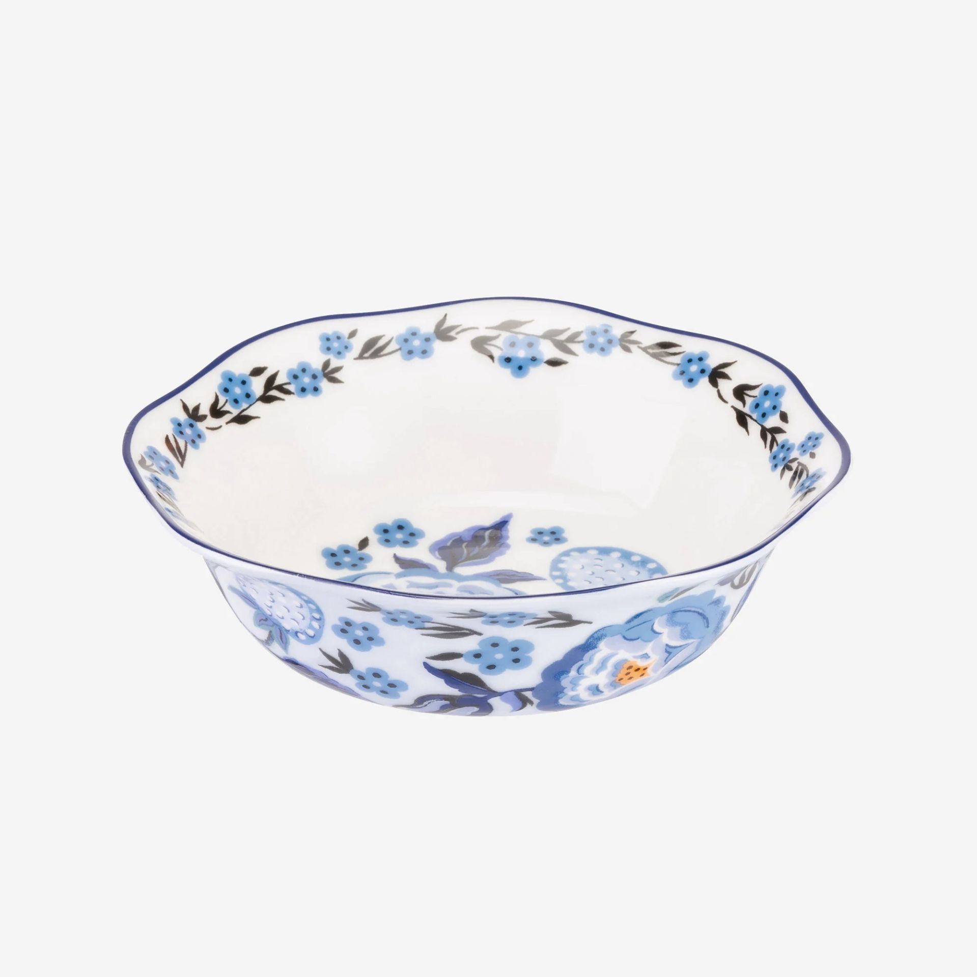 Mavi Porselen Kase 14,5 Cm Strawberry Garden Collection by Cath Kidston