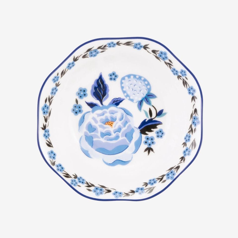 Mavi Porselen Kase 14,5 Cm Strawberry Garden Collection by Cath Kidston