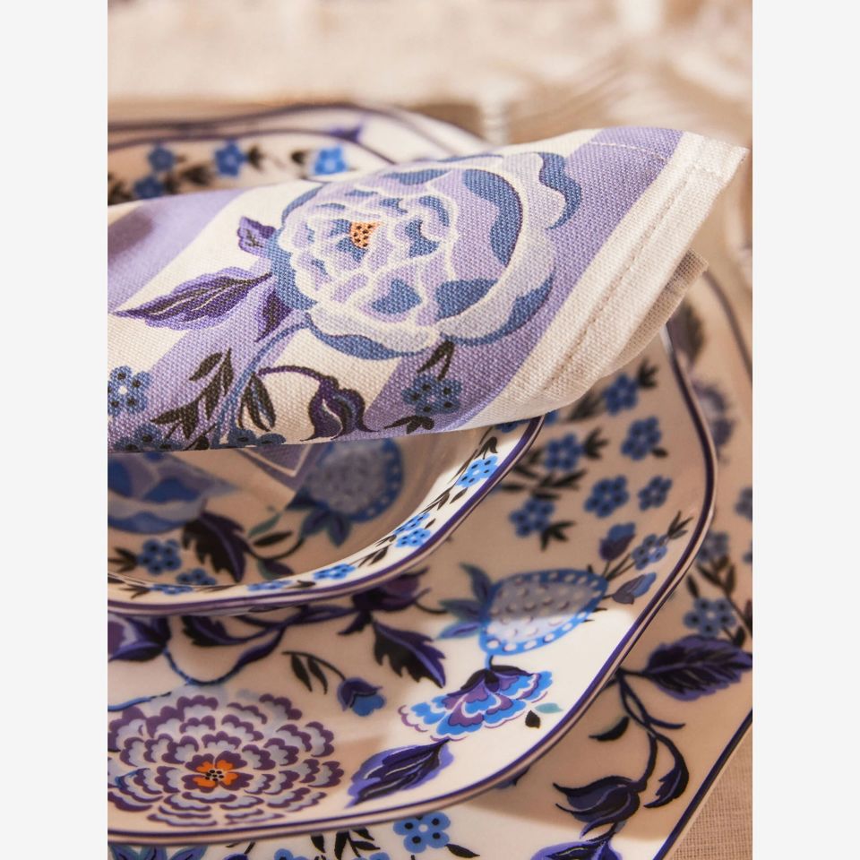 Mavi Porselen Çukur Tabak 21,5 Cm Strawberry Garden Collection by Cath Kidston