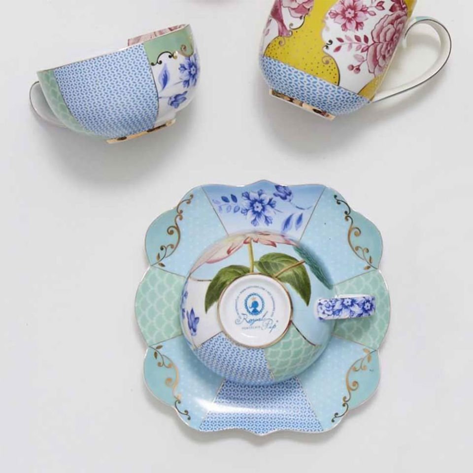 Mavi Porselen Çay Fincanı 225 Ml Royal Collection by Pip Studio