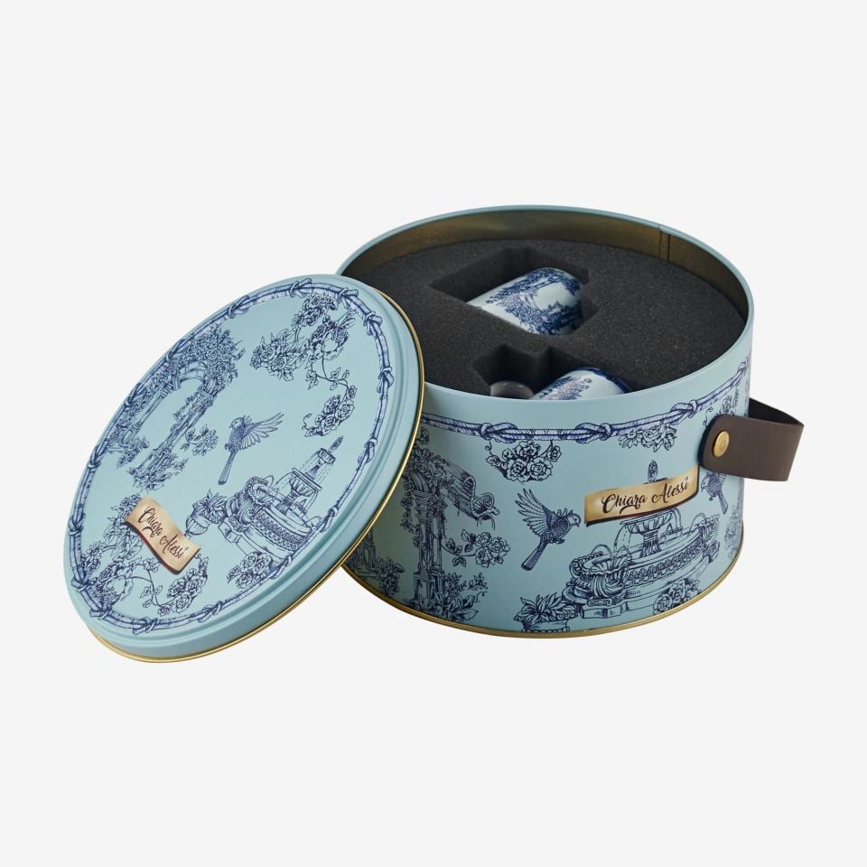 Mavi Porselen Kahve Fincanı 120 Ml Fontana Collection by Chiara Alessi