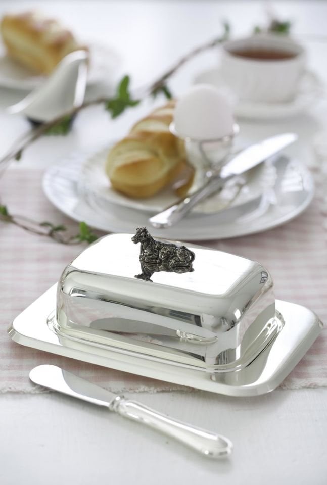 EDZARD Tereyağı Tabağı İnek Figürlü 2440