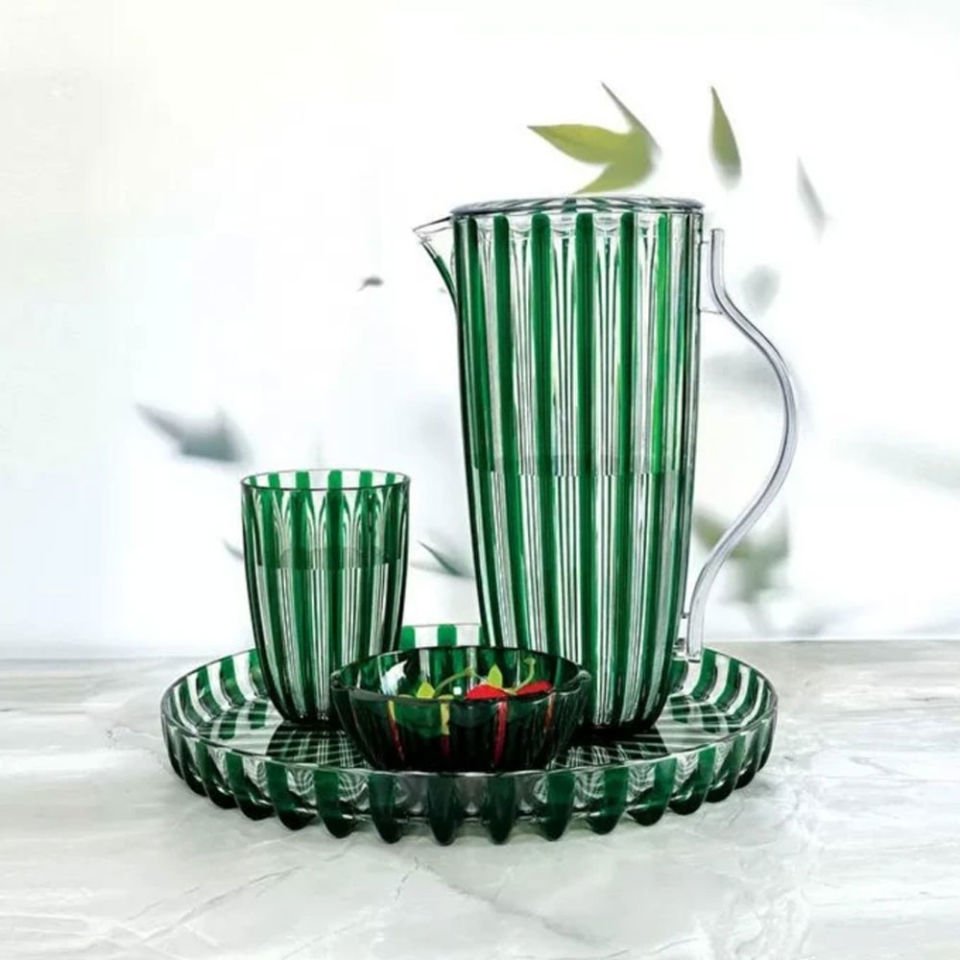 Guzzini Dolce Vita Yuvarlak Tepsi 31 cm Zümrüt