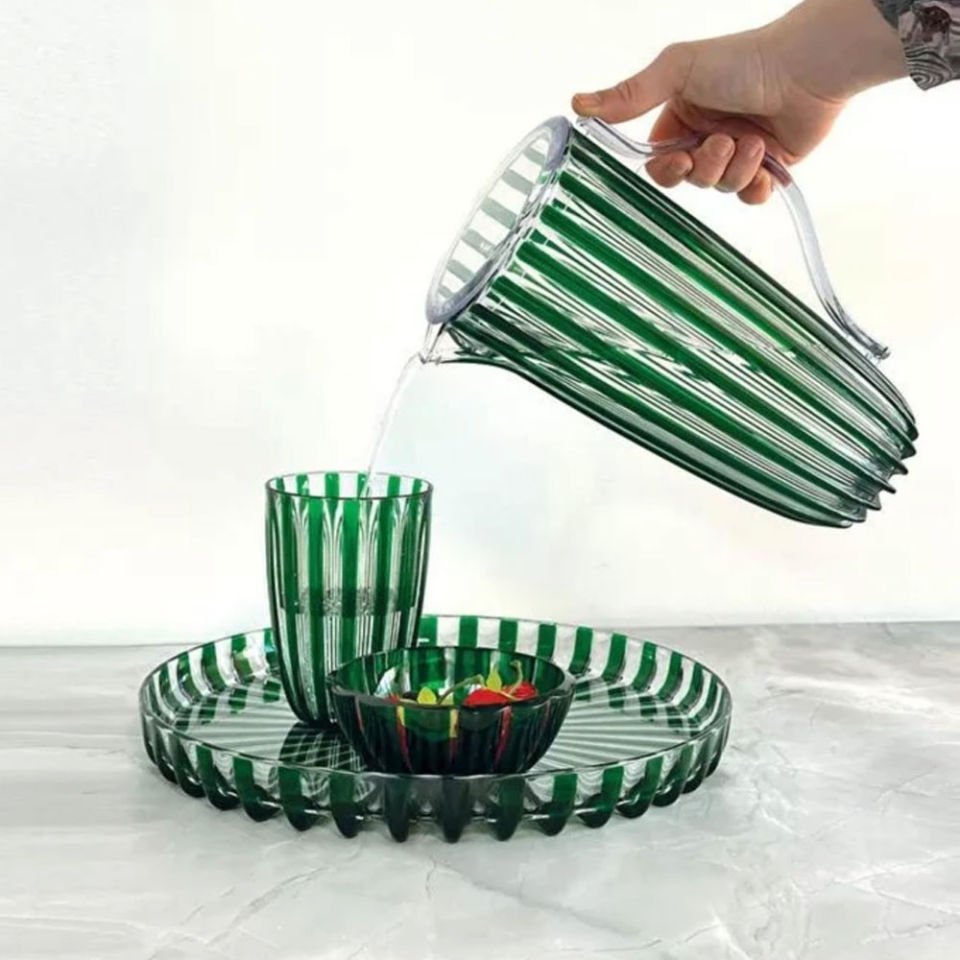 Guzzini Dolce Vita Yuvarlak Tepsi 31 cm Zümrüt