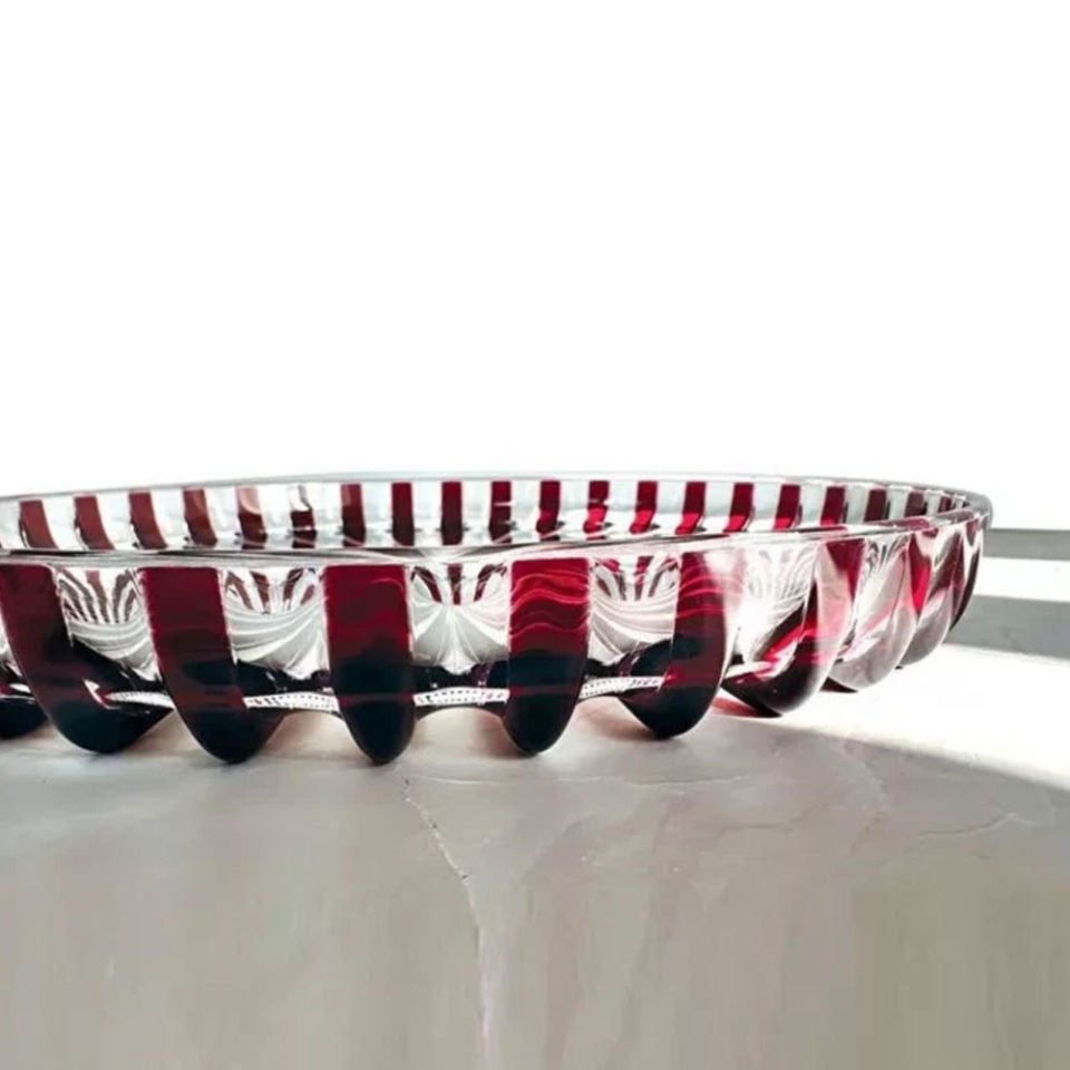 Guzzini Dolce Vita Yuvarlak Tepsi 31 cm Mor