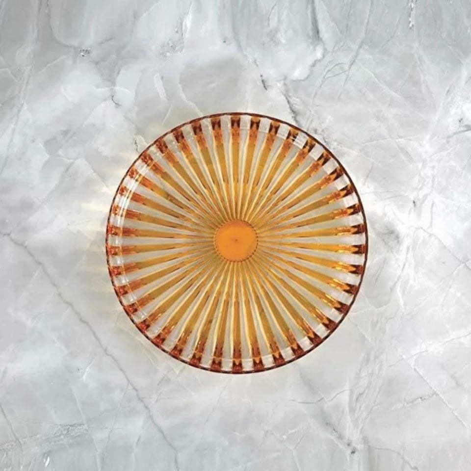 Guzzini Dolce Vita Yuvarlak Tepsi 31 cm Amber