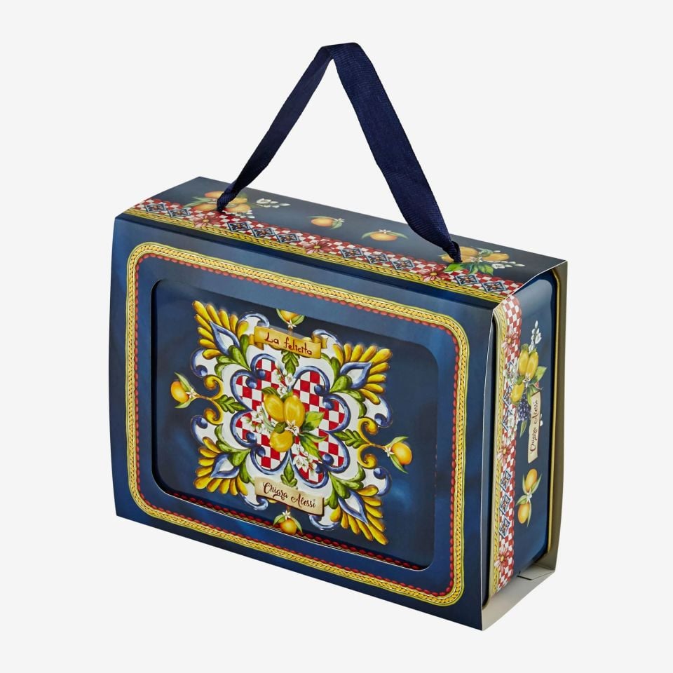 Mavi Porselen Kahve Fincan Seti 120 Ml Capri Collection by Chiara Alessi