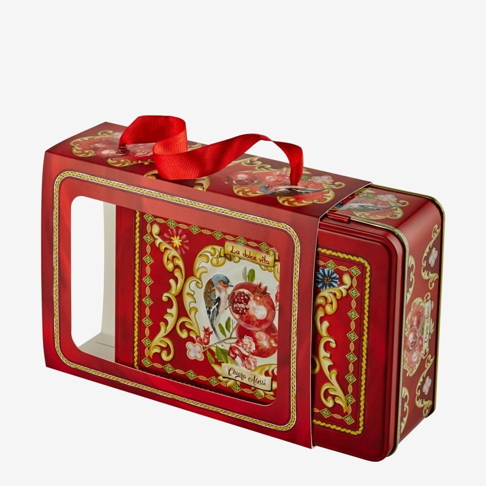 Kırmızı Porselen Kahve Fincan Seti 120 Ml Capri Collection by Chiara Alessi