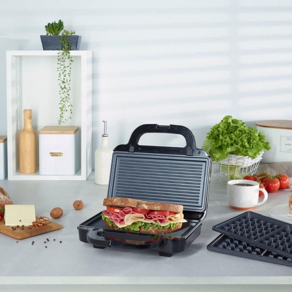 Dexart QuickSnack Waffle ve Tost Makinesi K-803