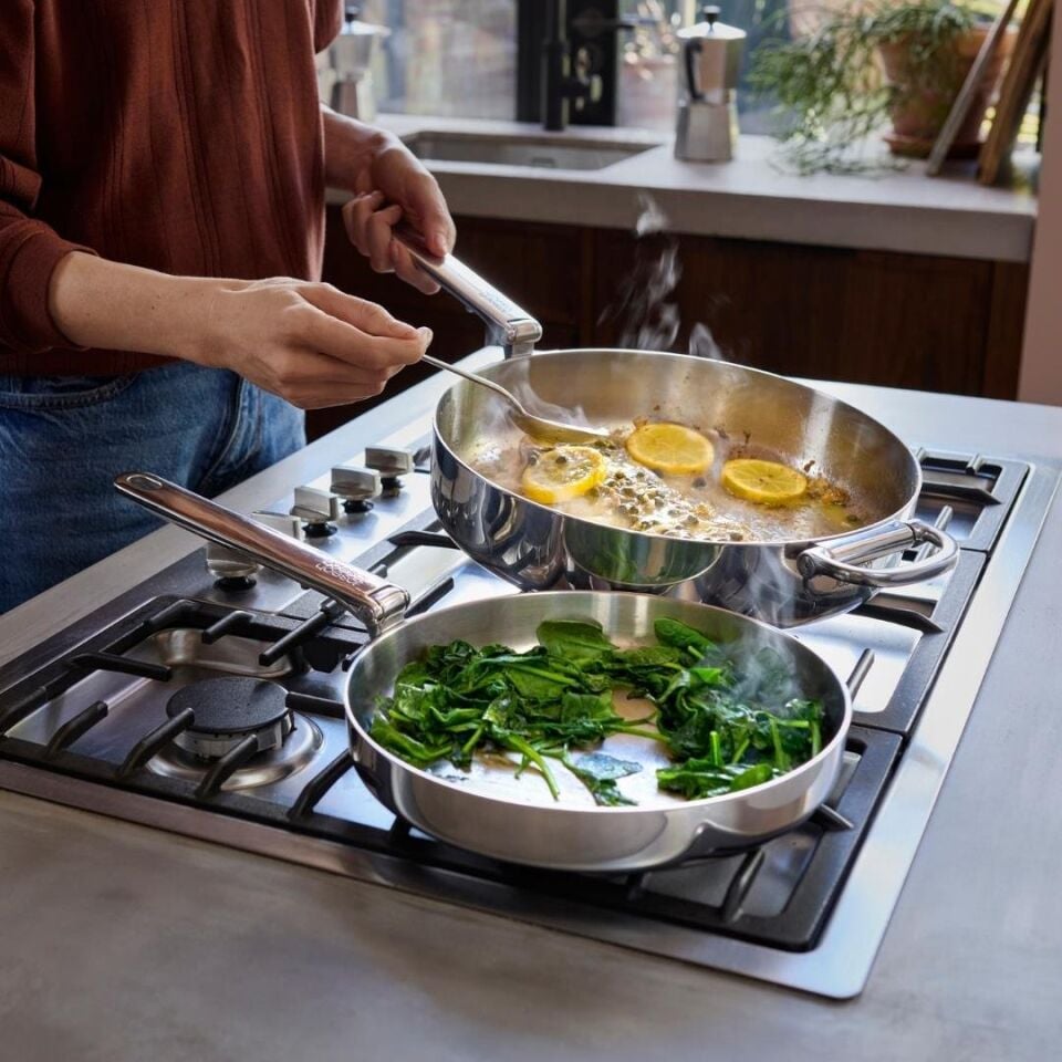 Joseph Joseph Space 3 Katmanlı Paslanmaz Çelik 24 cm Kızartma Tavası