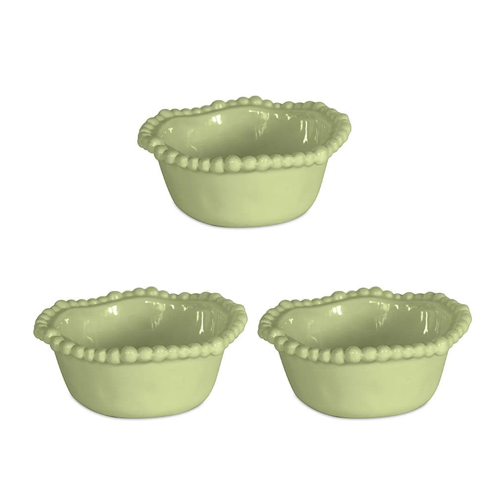 Baci Milano Joke Table Kitchen 3'lü Küçük Kase Yeşil 12 cm