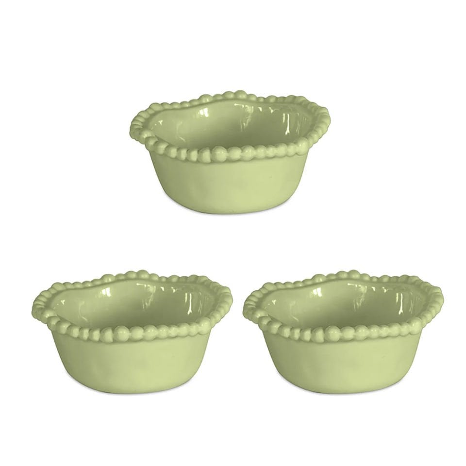 Baci Milano Joke Table Kitchen 3'lü Küçük Kase Yeşil 12 cm