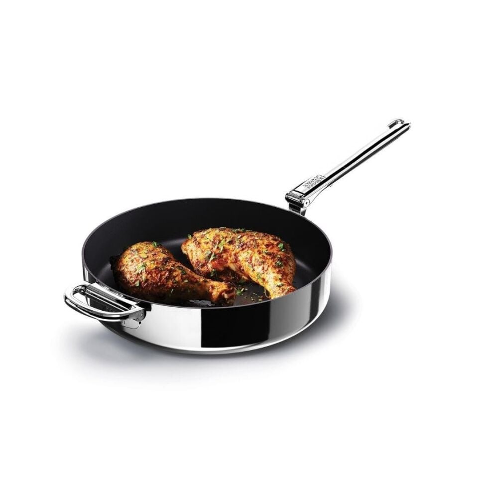 Joseph Joseph Space 3 Katmanlı Paslanmaz Çelik Seramik Kaplama 28 cm Kızartma Tavası