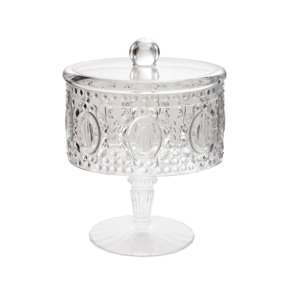 BACİ MİLANO Baroque Rock Cake Mini Şekerlik Şeffaf