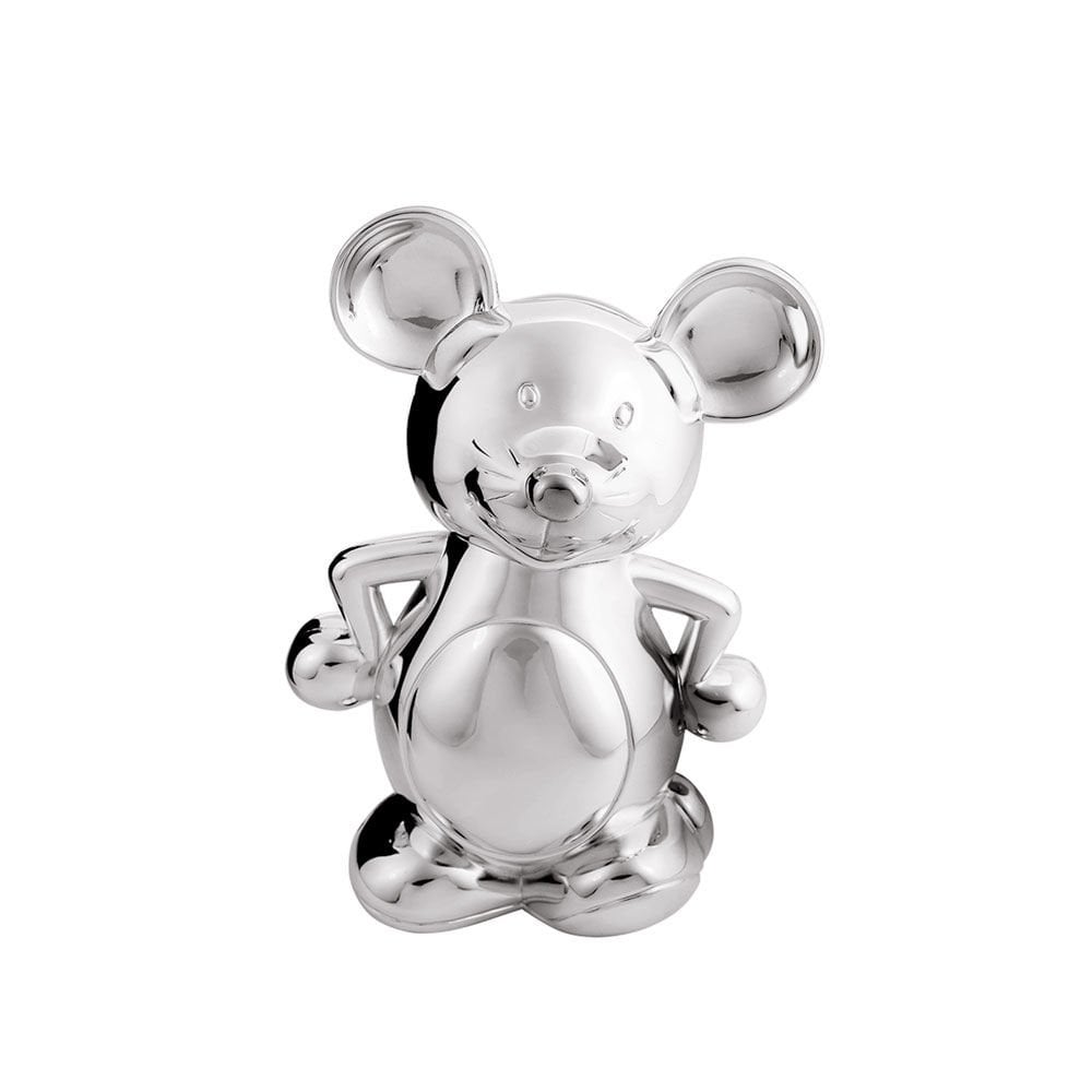 Edzard Gümüş Kaplama Fare Kumbara