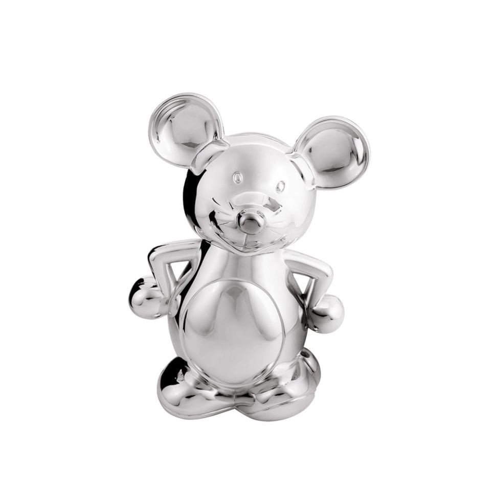 Edzard Gümüş Kaplama Fare Kumbara