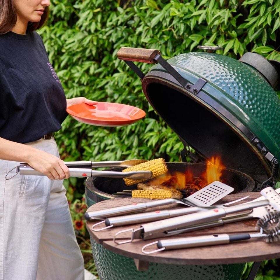 Joseph Joseph GrillOut 2 Li Paslanmaz Çelik Barbekü Spatulası ve Maşa Seti
