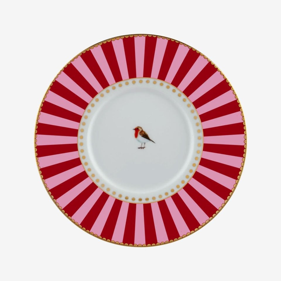 Kırmızı Porselen Kahve Fincanı 125 Ml Love Birds Collection by Pip Studio