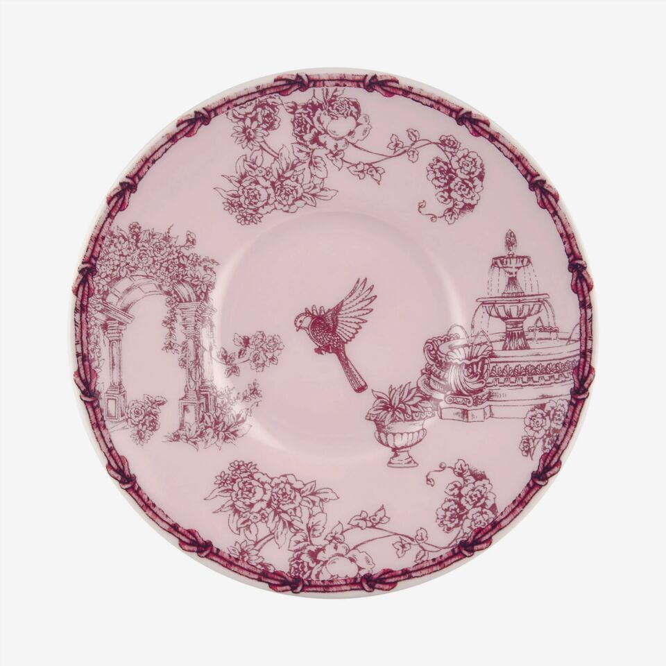 Chiara Alessi Kırmızı Porselen Kahve Fincan Seti 120 Ml Fontana Collection