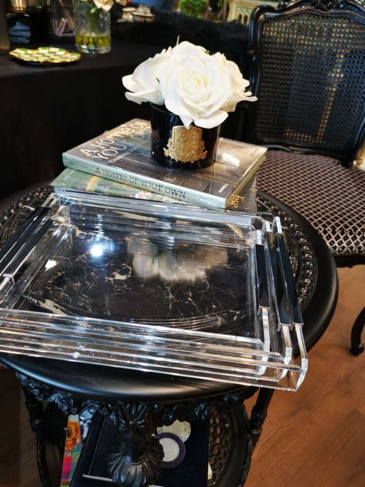 LOTUS DESİGN U KULP 4 KİŞİLİK TEPS GÜMÜŞ 26x30x3