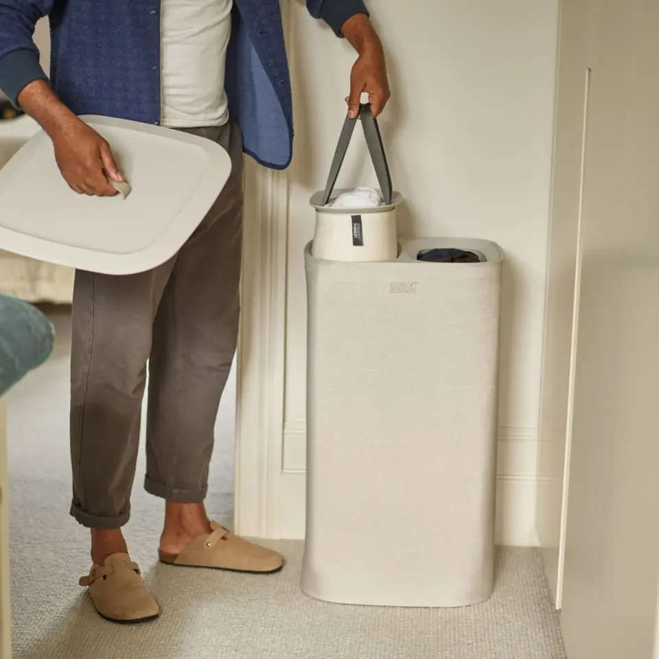 Joseph Joseph Tota 60 L Çamaşır Ayırma Sepeti Ekru