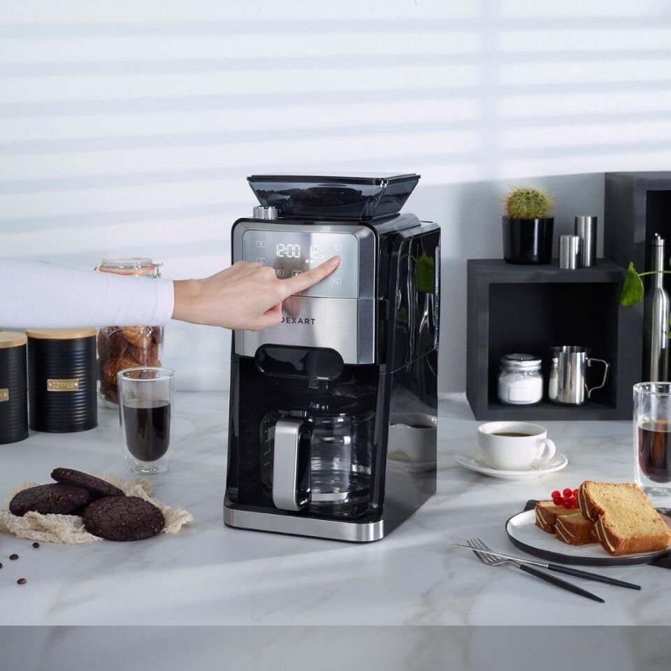 Dexart GrindBrew Öğütücülü Filtre Kahve Makinesi KC102C