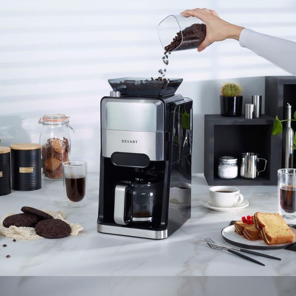 Dexart GrindBrew Öğütücülü Filtre Kahve Makinesi KC102C