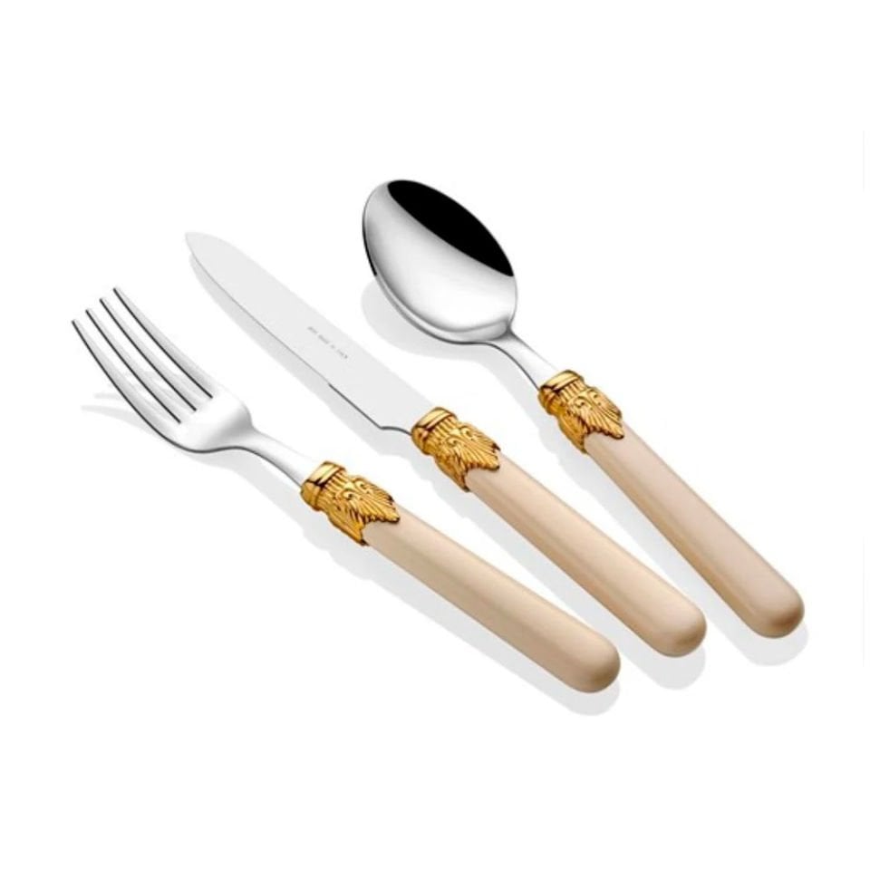 Classic Ring Kemik 24 Parça Çatal Bıçak Seti