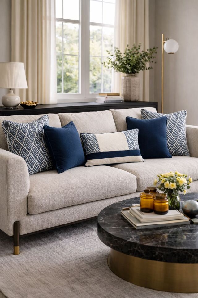 Royal Zigzag Kırlent 35X55