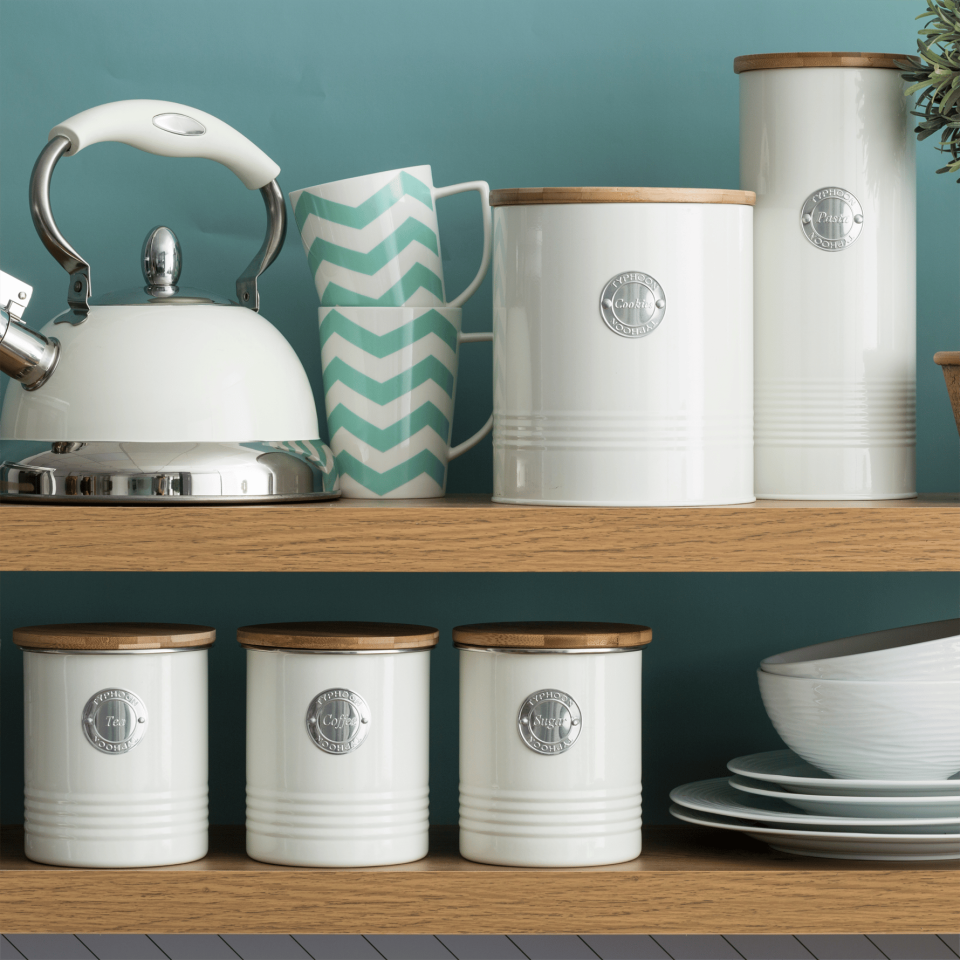 Typhoon Living Serisi Kurabiye Saklama Kabı - Krem