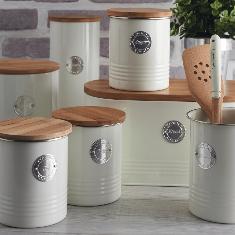 Typhoon Living Serisi Kurabiye Saklama Kabı - Krem