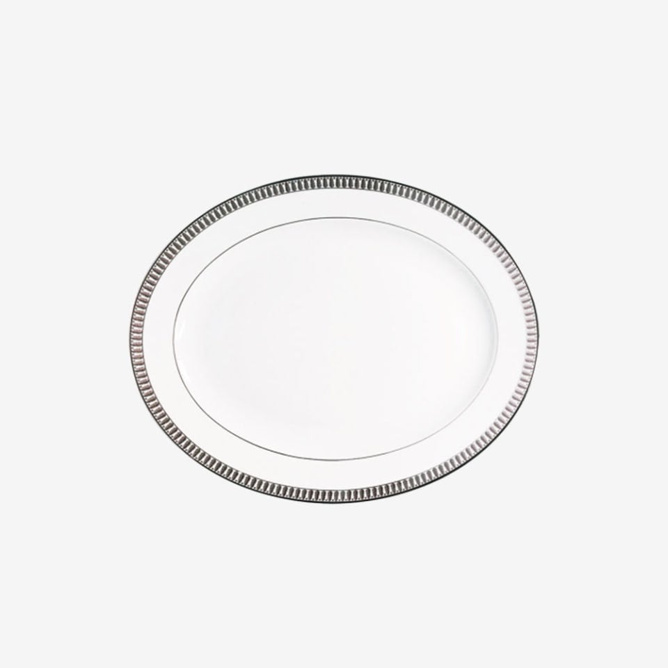 Haviland Plumes Platinium 51 prç Yemek Takımı