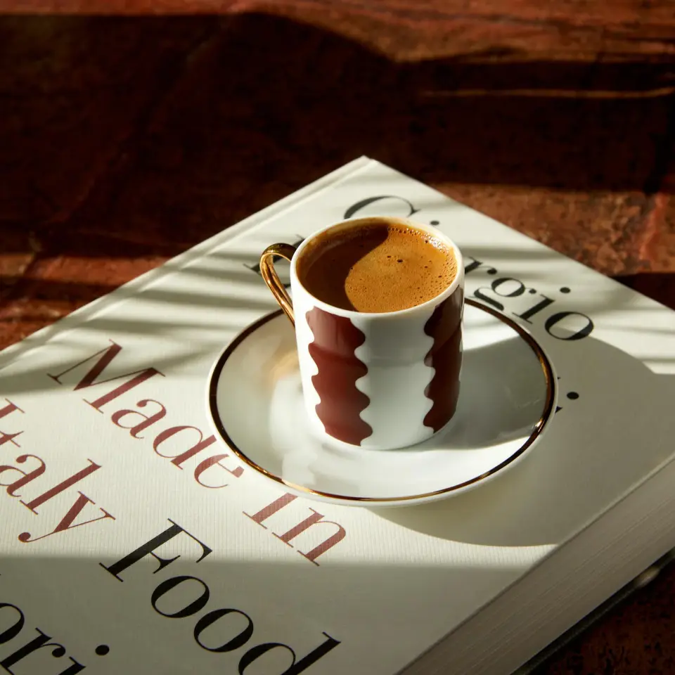 2'li Kahverengi Topkapı Türk Kahvesi Fincanları