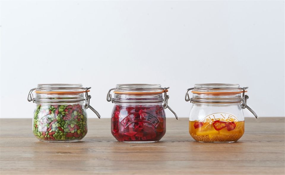Kilner Klipsli Yuvarlak Kavanoz 500 ml