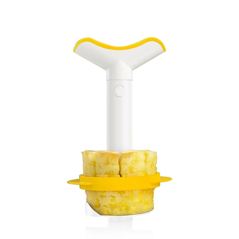 Vacu Vin Ananas Dilimleyici Sarı Beyaz