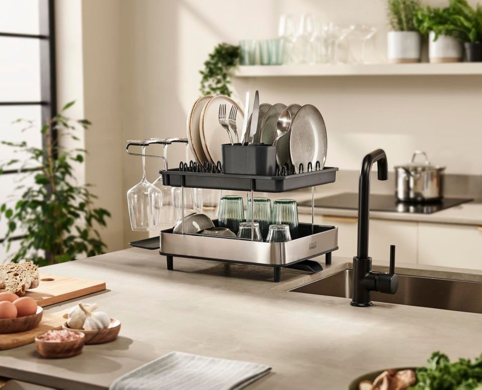 Joseph Joseph Excel™ Paslanmaz Çelik 2 Katlı Bulaşıklık