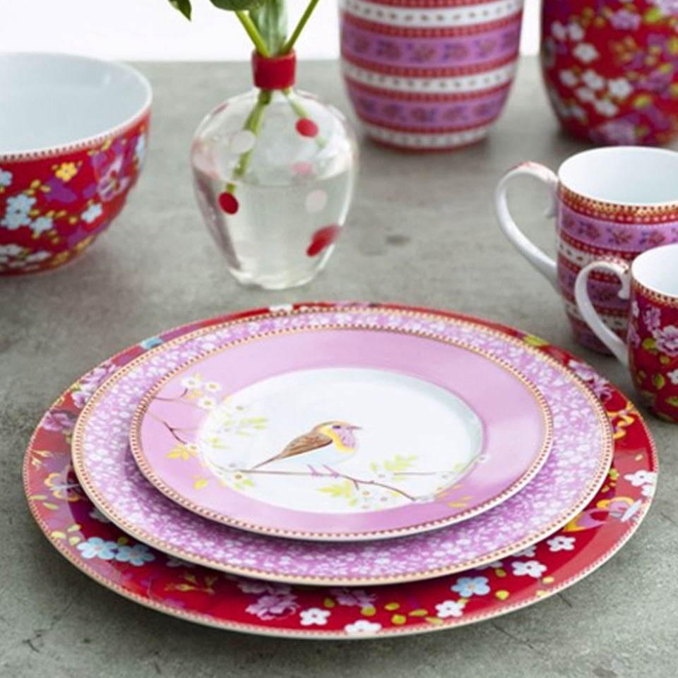 Pembe Porselen Kahvaltı Tabağı 21 Cm Early Bird Collection by Pip Studio