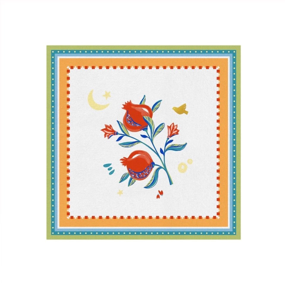 Baci Milano Mamma Mia Nar Desenli Amerikan Servisi 38 cm x 38 cm