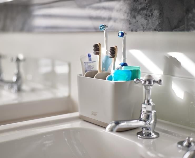 JJ EasyStore Büyük Dış Fırçalık - Mat Ekru