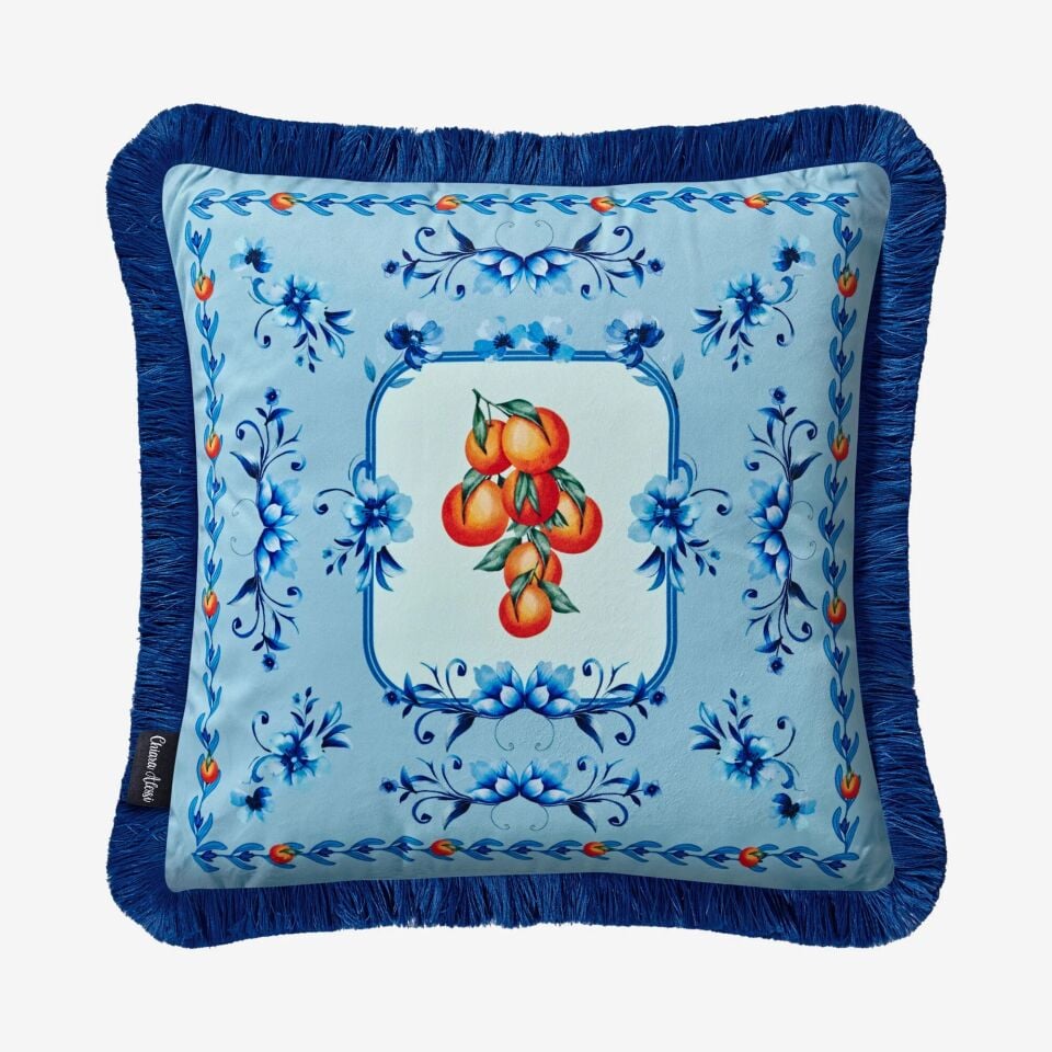 CHİARA ALESSİ ARANCIA PORTAKAL DESENLİ YASTIK 45*45 CM