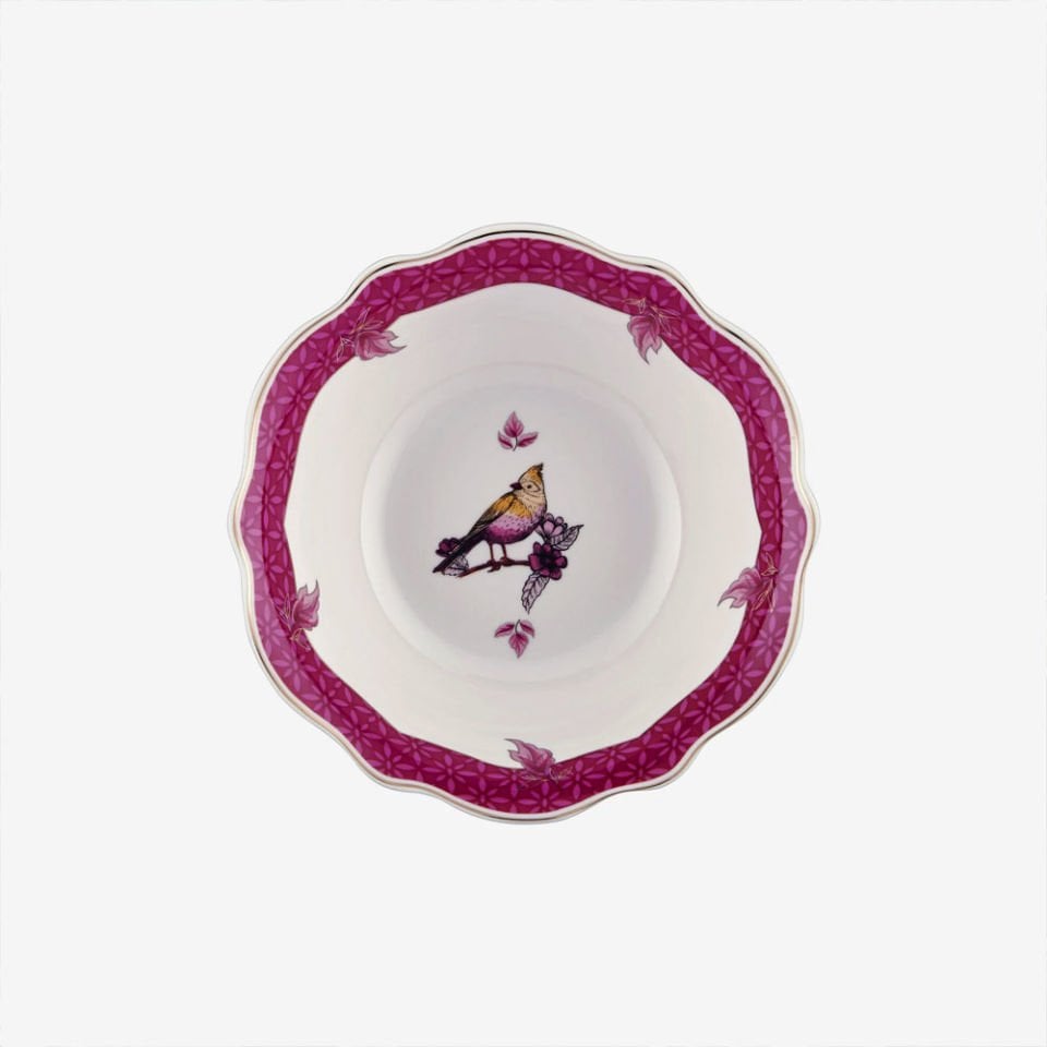 Pembe Porselen Kase 14 Cm Allure Collection by Chiara Alessi