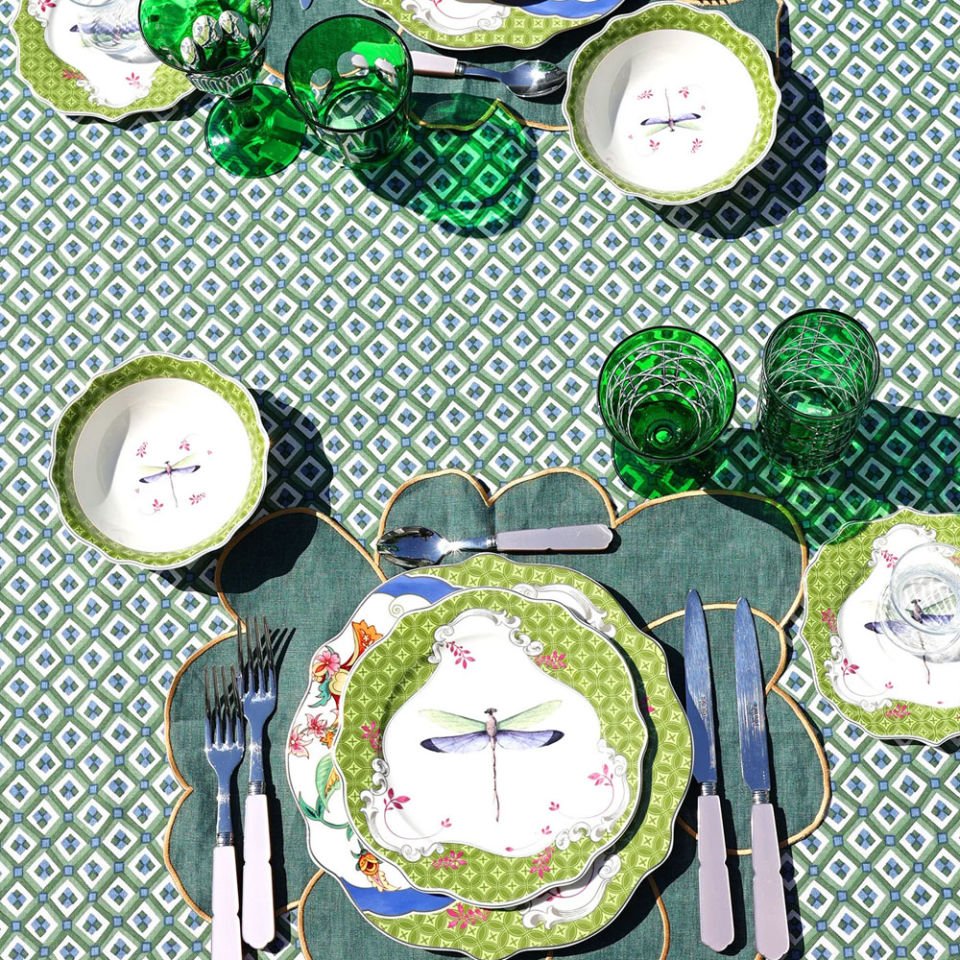 Yeşil Porselen Kase 14 Cm Allure Collection by Chiara Alessi