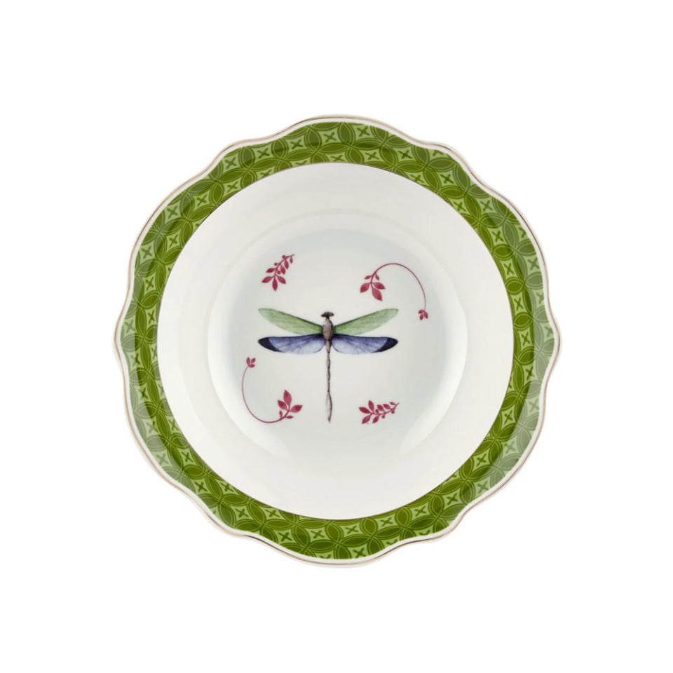 Yeşil Porselen Kase 14 Cm Allure Collection by Chiara Alessi