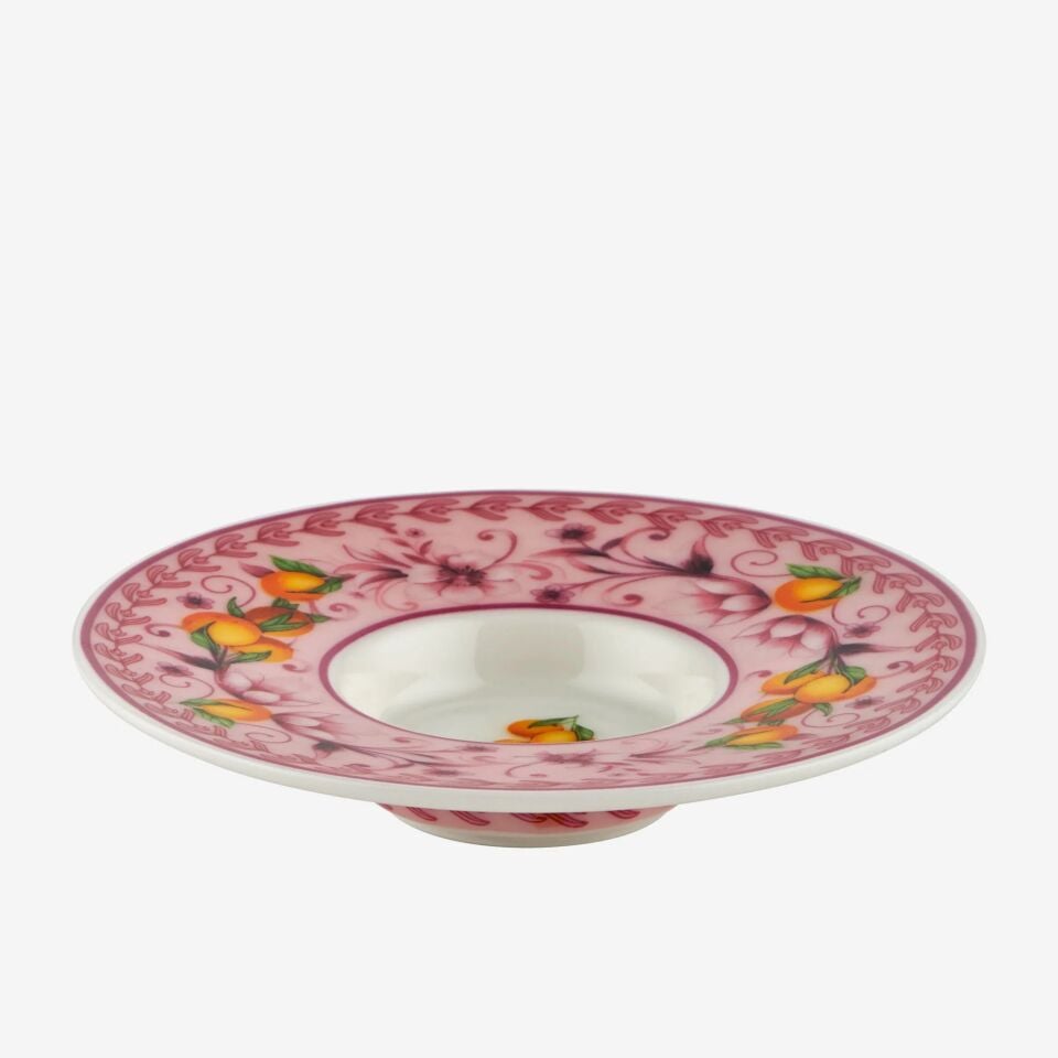 Chiara Alessi Pembe Porselen Kahve Fincan Seti 120 Ml Arancia Collection