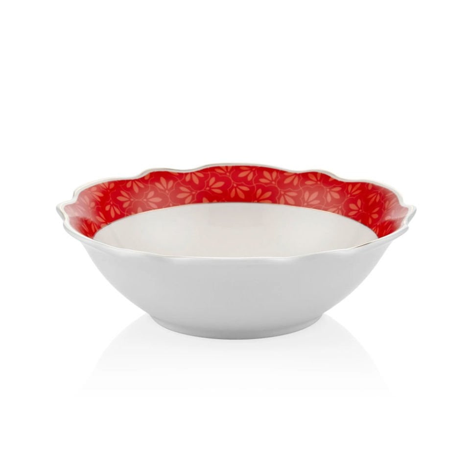 Kırmızı Porselen Kase 14 Cm Allure Collection by Chiara Alessi