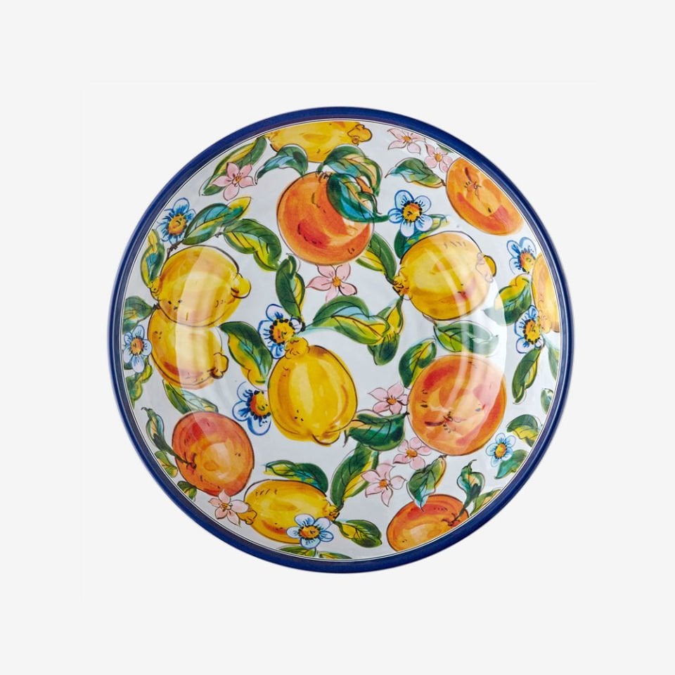 Beyaz Melamin Kase 34 Cm Capri Collection by Chiara Alessi