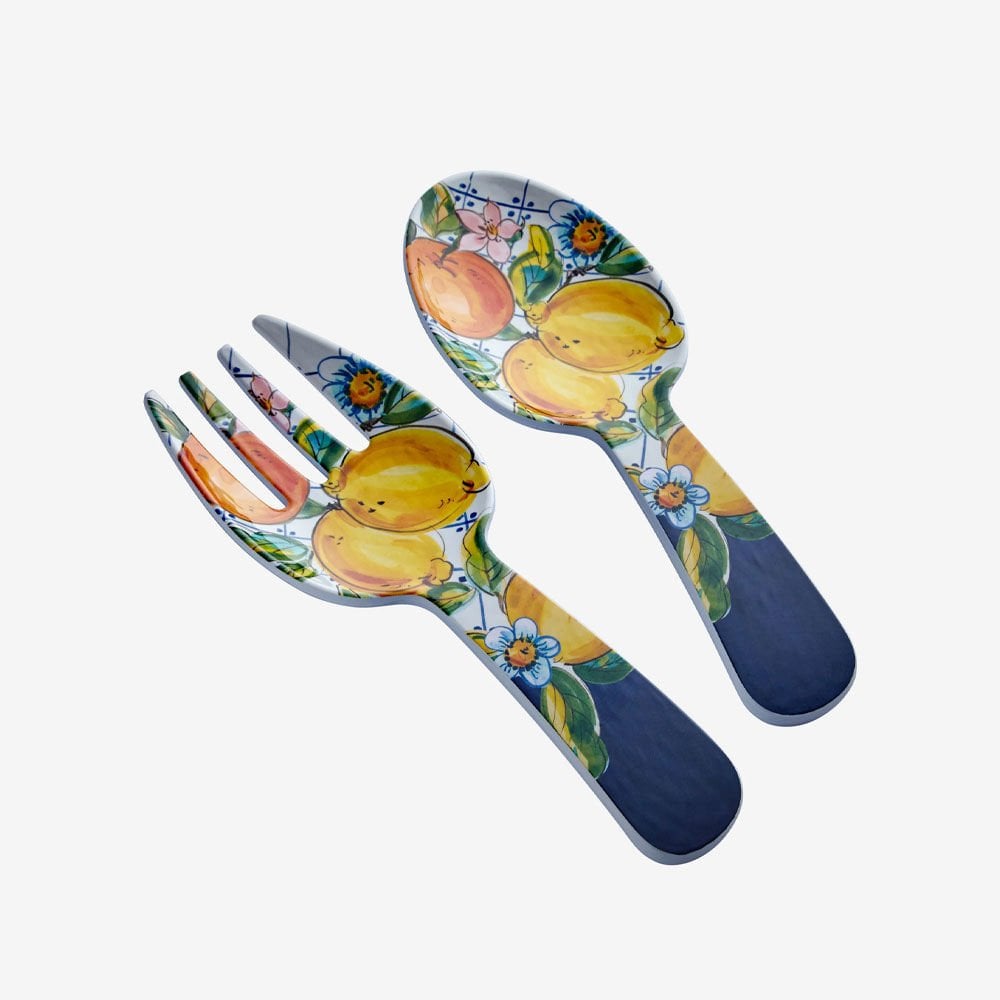 Mavi Melamin Servis Seti 30 Cm Capri Collection by Chiara Alessi