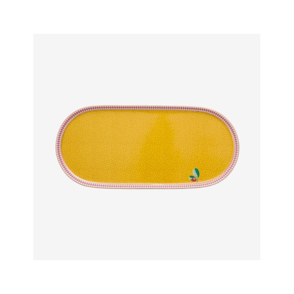 Sarı Porselen Servis Tabağı 25 Cm La Majorelle Collection by Pip Studio